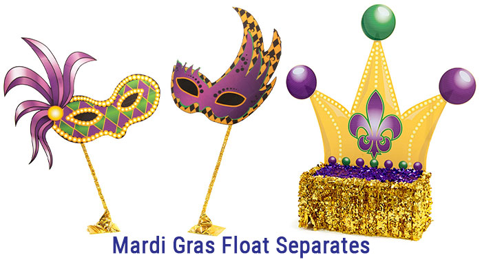 Mardi Gras Float Separates