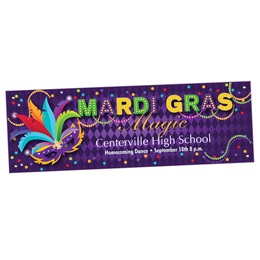 Mardi Gras Magic Custom Banners
