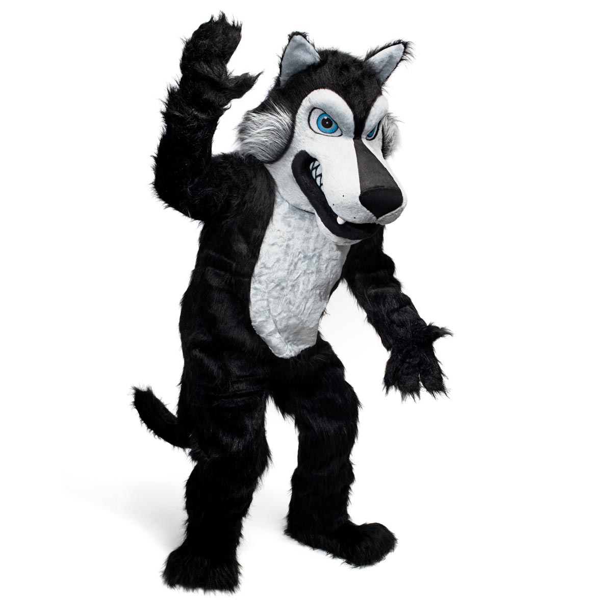 black wolf plush